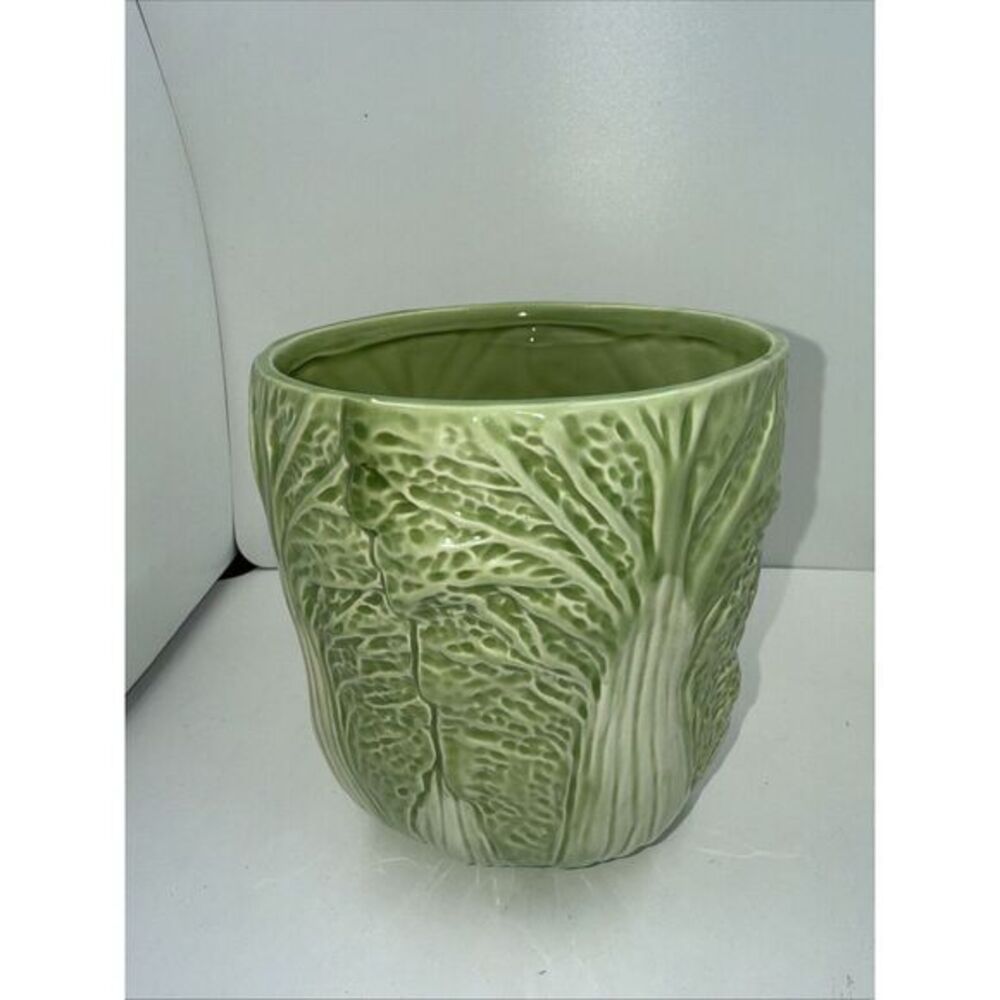 Vintage H&HD Cabbage Lettuce  Planter Jar Canister‎ 1990 No Lid
